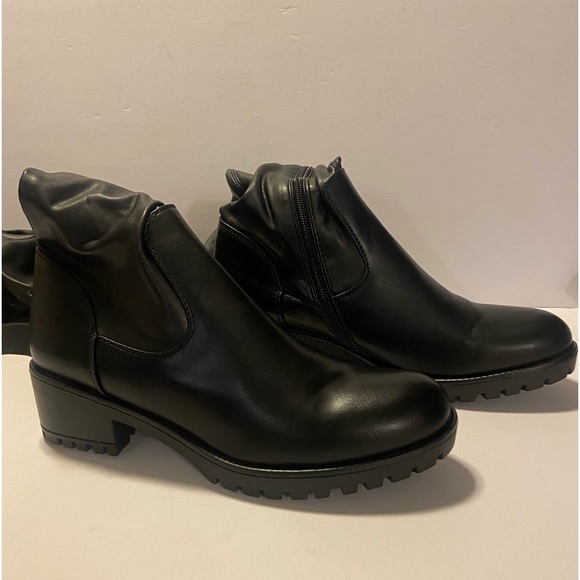 Black Azalea Wang Stretchy Thigh High Boots size 10 - Picture 8 of 16